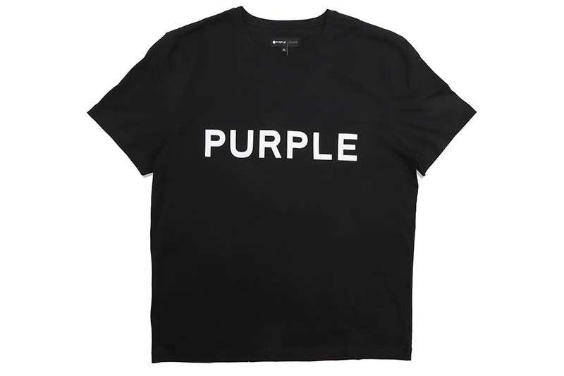 PURPLE BRAND CLEAN JERSEY T-SHIRTS (P109-CBCT223:BLACK