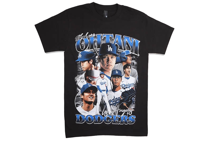 LOS ANGELES DODGERS 17 OHTANI GRAPHIC T-SHIRT (BLACK) | Brand,OTR