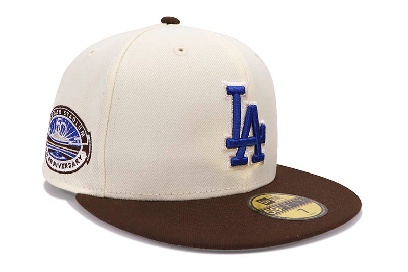 NEW ERA LOS ANGELES DODGERS 59FIFTY FITTED CAP (50TH ANNIVERSARY 