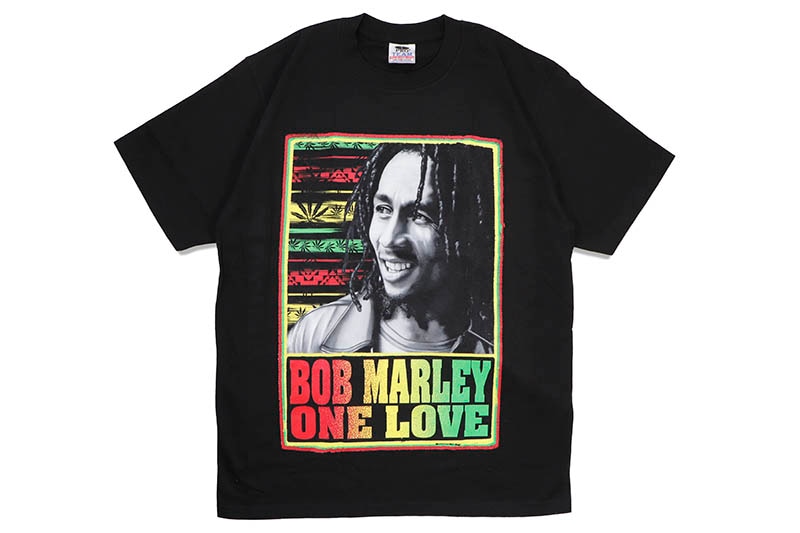 STREET WEAR SUPPLY BOB MARLEY ONE LOVE S/S T-SHIRT (BLACK)