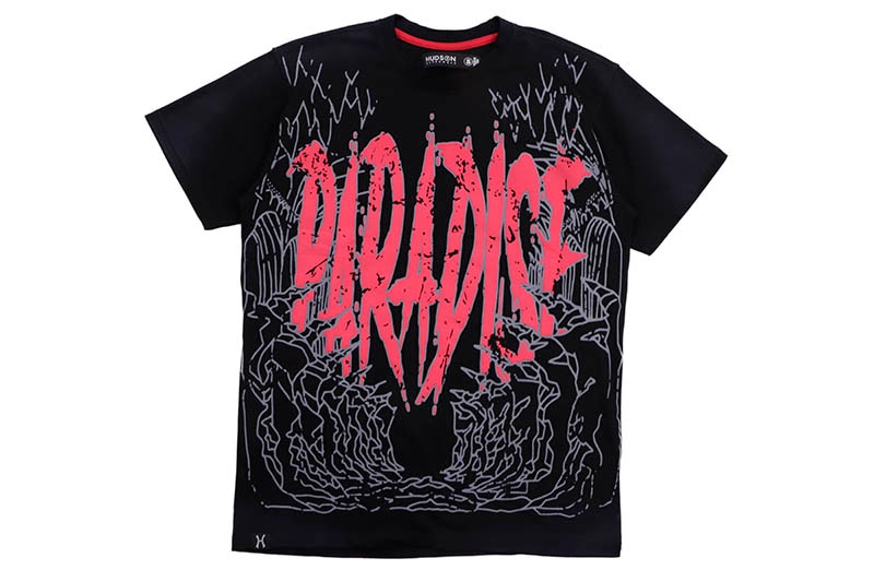 HUDSON OUTERWEAR HELLS GATE TEE (505:BLACK)