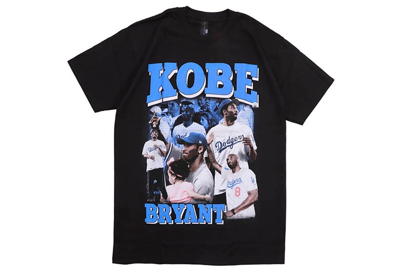 KOBE BRYANT DODGERS T-SHIRT (BLACK)