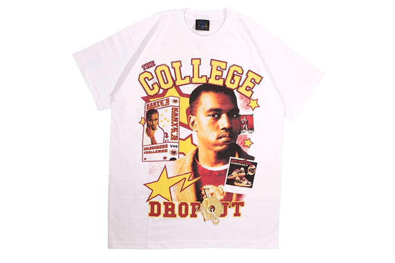 DBRUZE KANYE WEST TEE (WHITE)