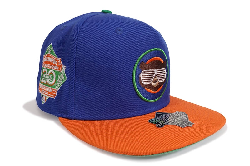 TWNTY TWO THE COLLEGE DROPOUT SNAPBACK CAP (ROYAL BLUE/ORANGE