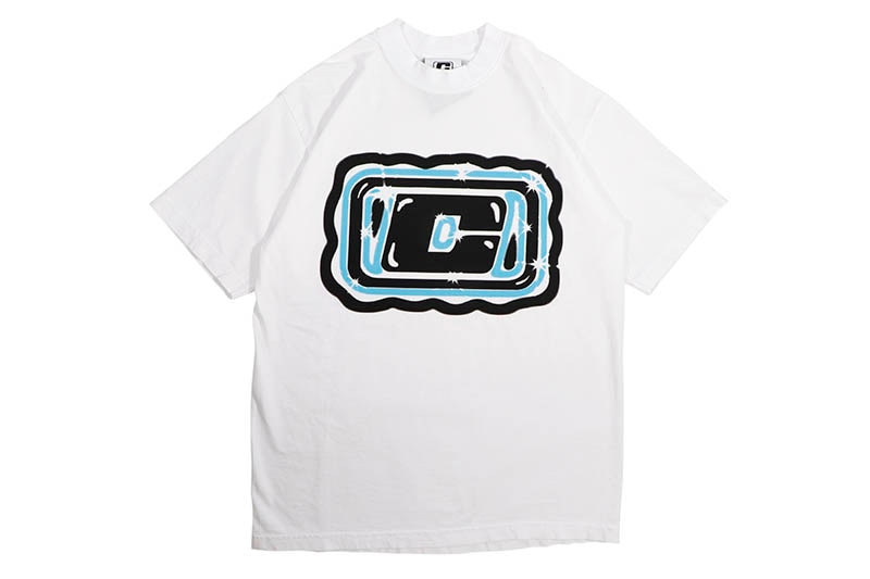 CUTTHROAT C LOGO TEE (WHITE)