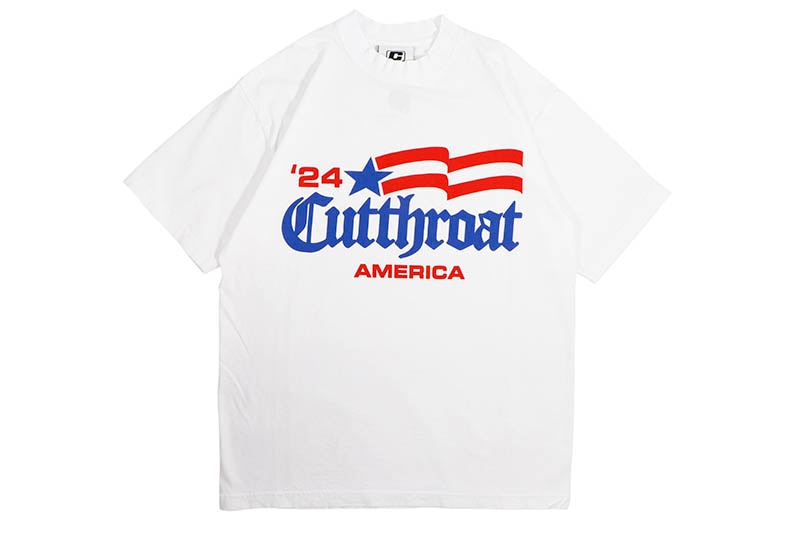 CUTTHROAT VOTE TEE (WHITE)