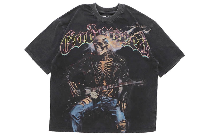 GODSPEED ROCK DREAMS T-SHIRT (BLACK WASH) | Brand,G-L