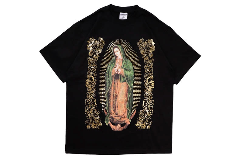 STREET WEAR SUPPLY VIRGIN MARY T-SHIRT (BLACK)