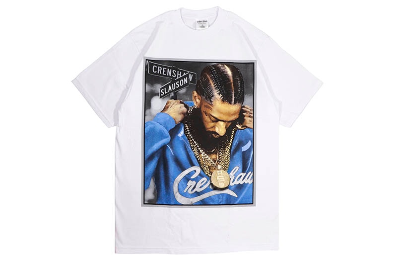STREET WEAR SUPPLY NIPSEY HUSSLE CRENSHAW T-SHIRT (WHITE)