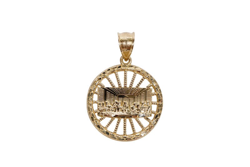10K LAST SUPPER PENDANT #255