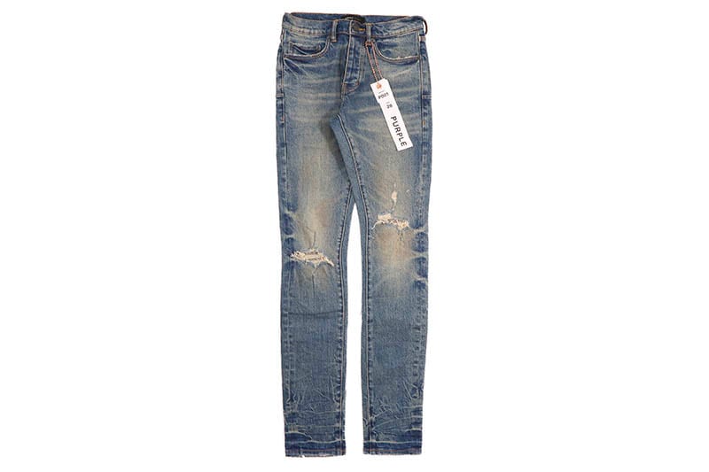 PURPLE BRAND LOW RISE SKINNY JEAN (P001-SNFD424:9 TO 5 DARK INDIGO 