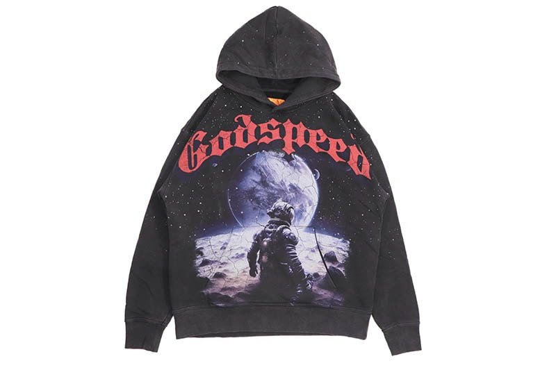GODSPEED NO LOOKING BACK HOODIE (BLACK/RED) | Brand,G-L