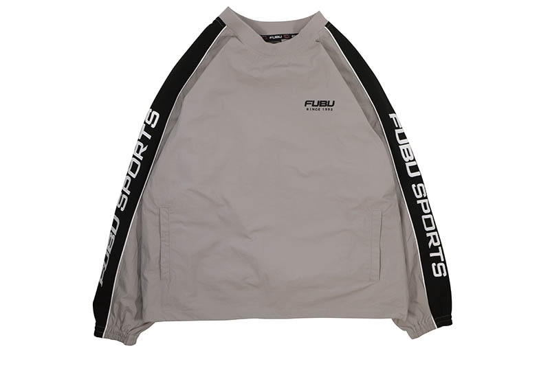 FUBU NYLON PULL-OVER (FAM-42102:GRAY)