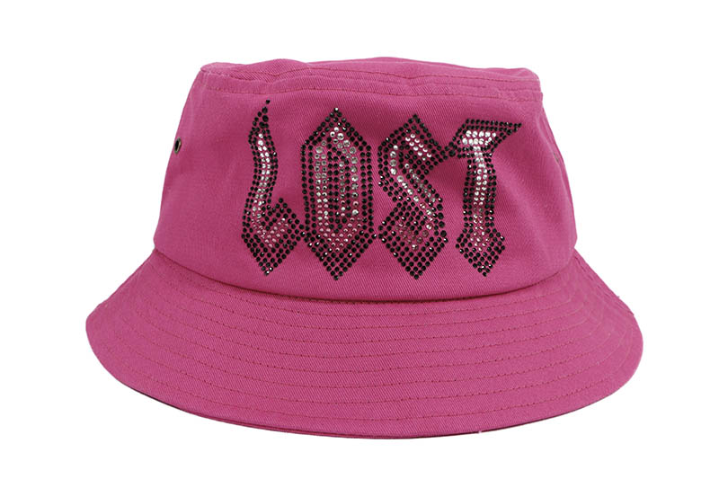 LOST INTRICACY PINK BUCKET HAT