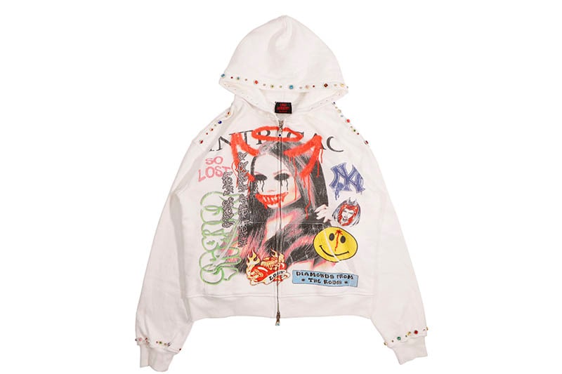 LOST INTRICACY FRONT PAGE MAG ZIP UP