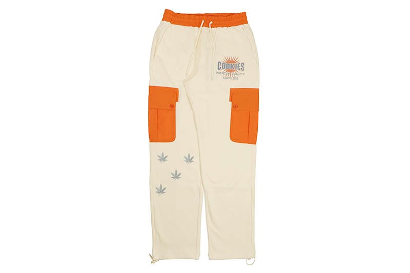 COOKIES WORKWEAR FRENCH TERRY SWEATPANT (OFF WHITE) CM243BKP07