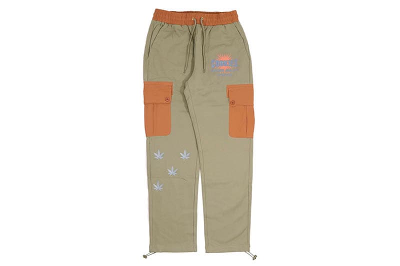 COOKIES WORKWEAR FRENCH TERRY SWEATPANT (OLIVE) CM243BKP07