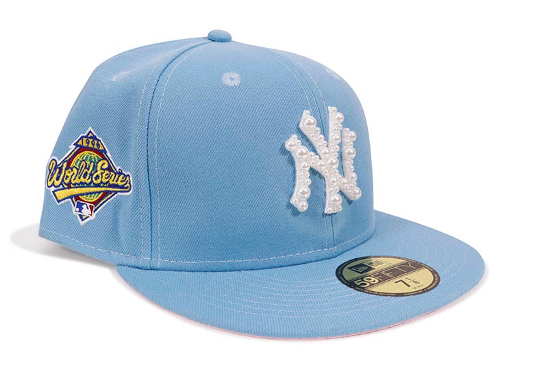HATS LA NEW YORK PEARL HAT (SKY BLUE)