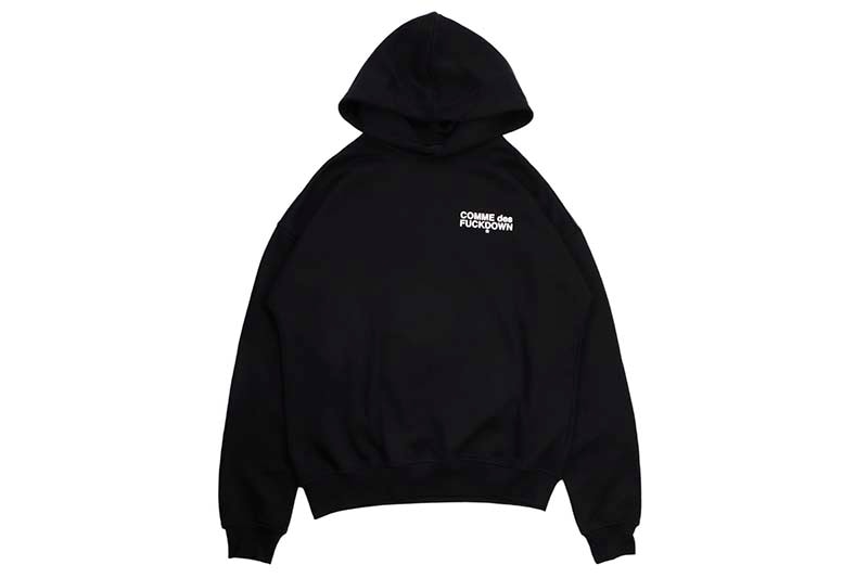 COMME DES FUCKDOWN HOODIE (CFABM01365:BLACK) 762424038