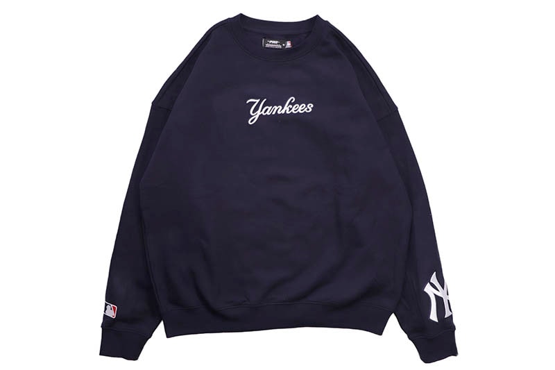 PRO STANDARD NEWYORK YANKEES WINGSPAN DROP SHOULDER CREWNECK (LNY5314778-MDN:MIDNIGHT NAVY)