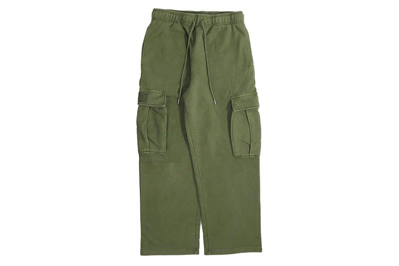 PRO CLUB HEAVYWEIGHT VINTAGE WASH CARGO SWEATPANT (OLIVE) 44PC0403 