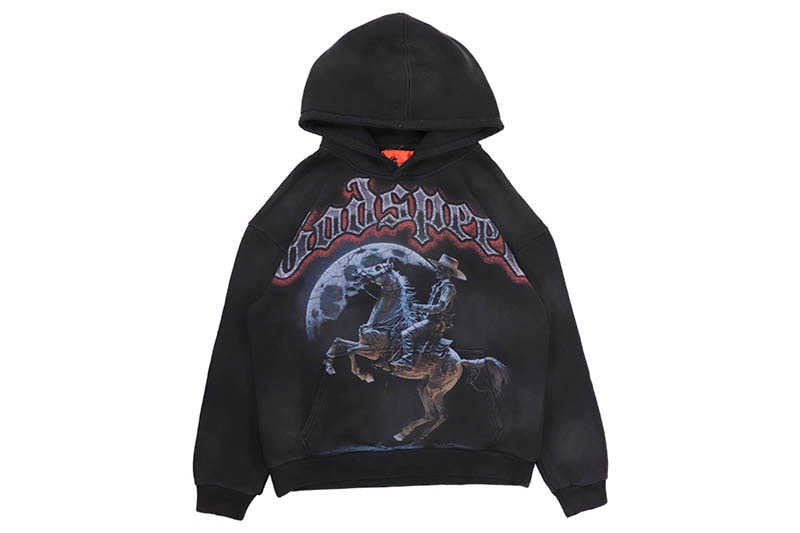 GODSPEED PALE HORSE HOODIE (BLACK) | Brand,G-L,GODSPEED NEW YORK