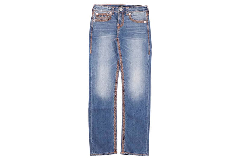 TRUE RELIGION RICKY SUPER QT STRAIGHT JEAN (108756:DISRUPTIVE MEDIUM WASH)