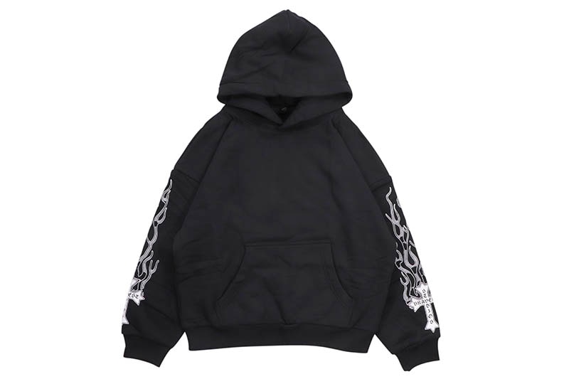 Bravest Studios ジップアップフーディ ブラック Black Tribal Zip Up Hoodie – Bravest Studios