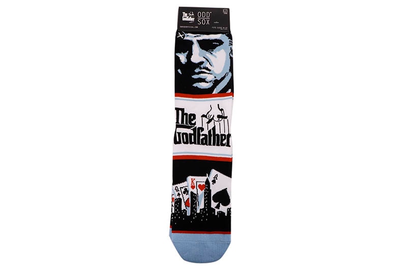 ODD SOX THE GODFATHER MASH-UP CREW SOCKS (35851MONCD:MULTI)
