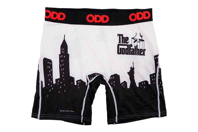 ODD SOX THE GODFATHER CITY SCAPE BOXER BRIEF (XU10152MBB:WHITE/BLACK)