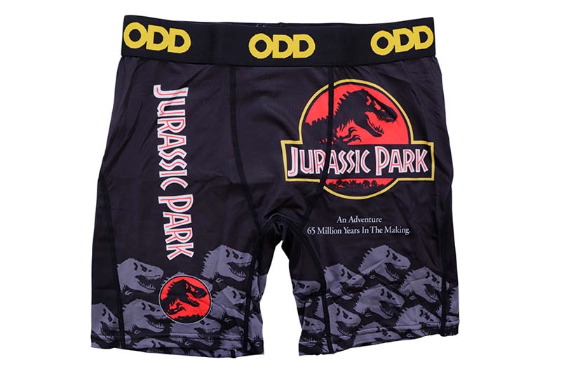 ODD SOX JURASSIC PARK CLASSIC BOXER BRIEF (XU10085MBB:BLACK)