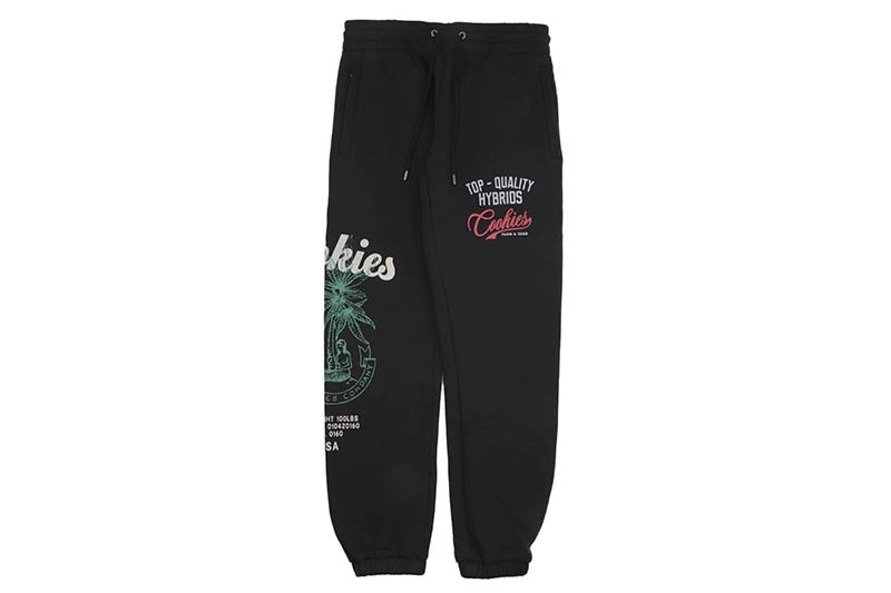 COOKIES CUBAN LINK HYBRID FLEECE SWEATPANT (CM251BKP03:BLACK)
