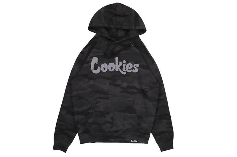 COOKIES ORIGINAL LOGO HOODIE (BLACK CAMO/CHARCOAL) 1564H6664