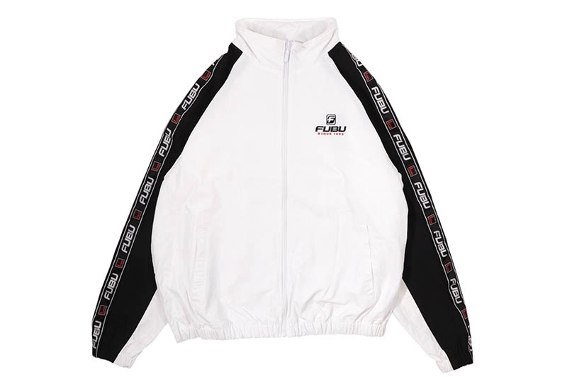 FUBU TRACK JACKET (FAM-51301:WHITE)