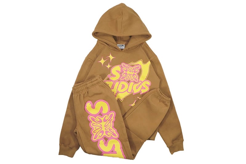 SB STUDIOS SB SWEATSUIT (BROWN/PINK)