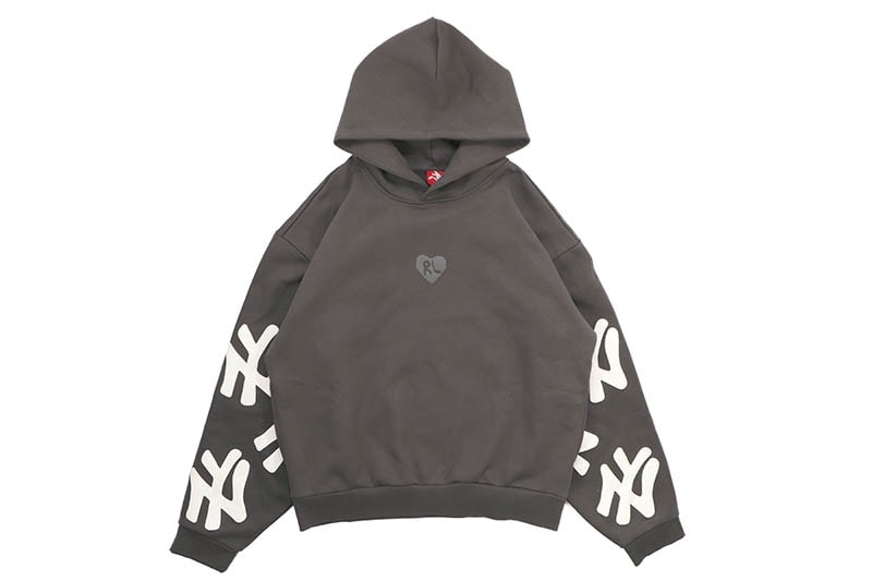 RED LETTERS NOT NY SCATTERED HOODIE (CHARCOAL)