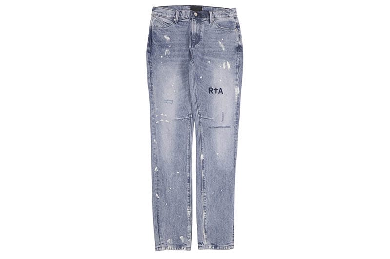 RTA BRAND CLAYTON SKINNY JEAN (MH24D625-B1182DISWP:DISTRESSED WHITE PAINT)