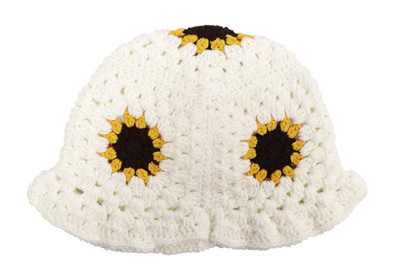 CROCHET HAT (H24654:WHITE)