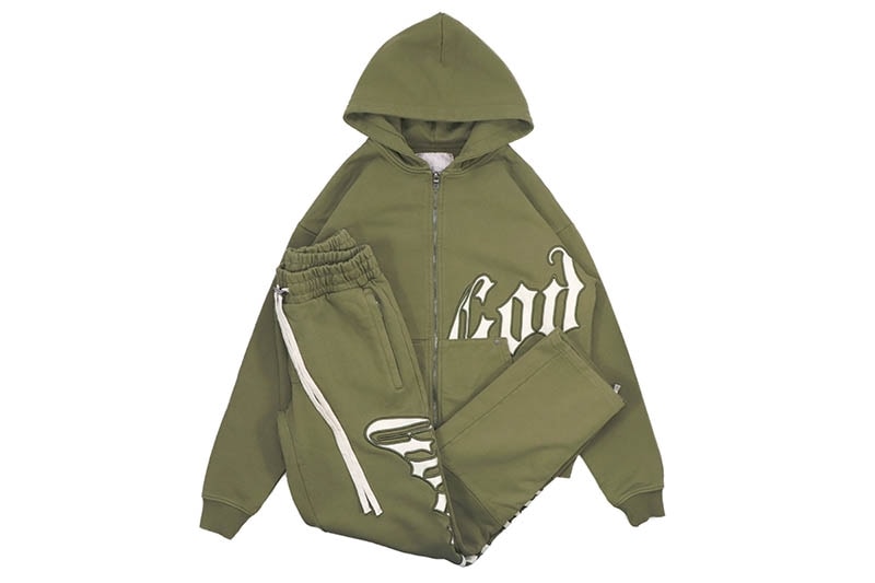 GODSPEED OG LOGO SWEATSUIT V2 (OLIVE)