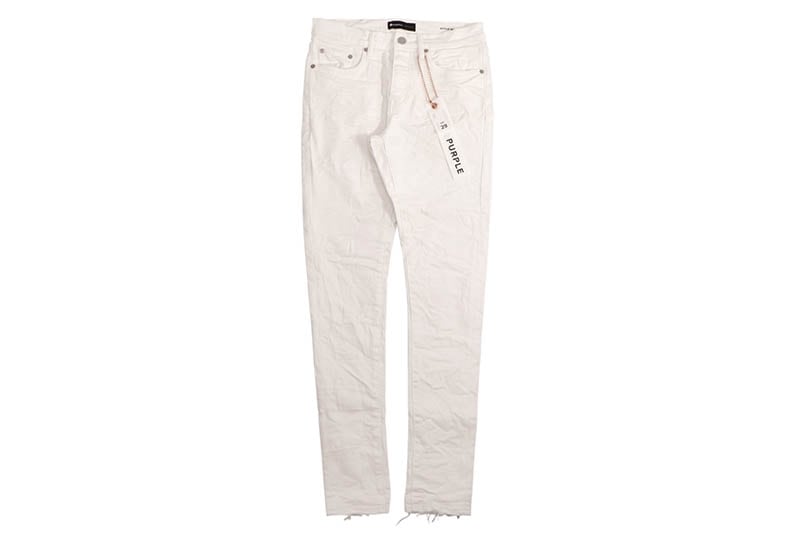 PURPLE BRAND LOW RISE SKINNY JEAN (P001-OPWH122:OPTIC WHITE)