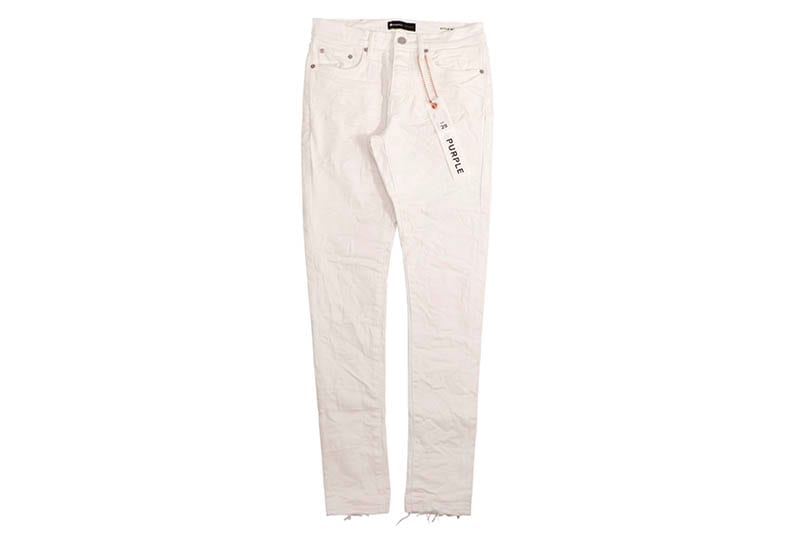 PURPLE BRAND LOW RISE SKINNY JEAN (P001-OPWH122:OPTIC WHITE
