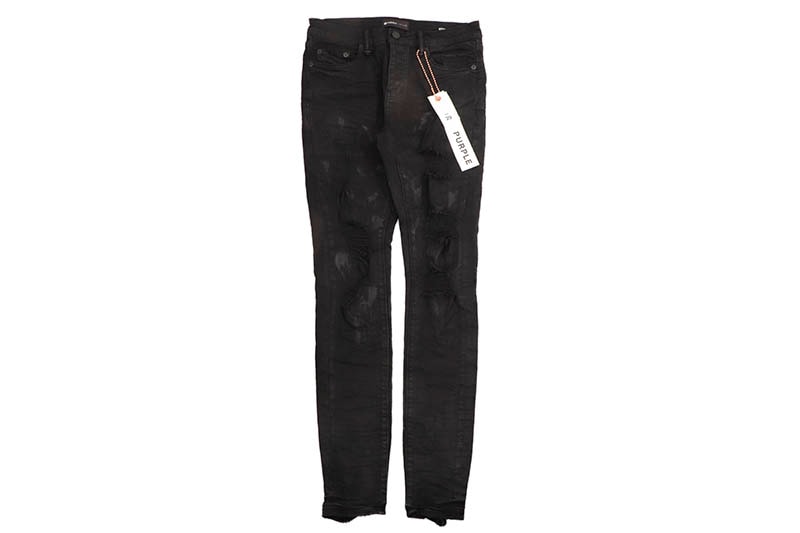 PURPLE BRAND LOW RISE SKINNY JEAN (P001-BOP:BLACK OIL SPILL