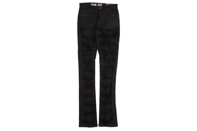 SPARK STRETCH STACKED TWILL PANTS WITH FRAYED PATCH (S3016/S3016T