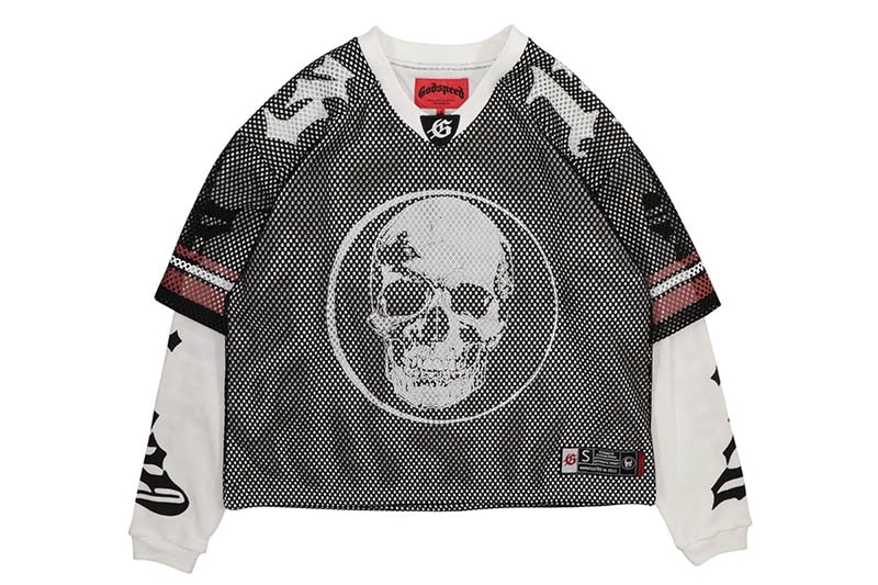 GODSPEED TD LAYERED JERSEY (BLACK/WHITE/RED)