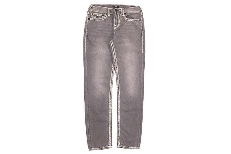 TRUE RELIGION グレーデニム　34 TRUE RELIGION ROCCO SUPER QT SKINNY JEAN (109174:CHALK GREY