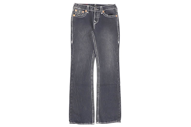 TRUE RELIGION BILLY SUPER T BOOTCUT JEAN (108873:FLEET BLUE BLK WASH)