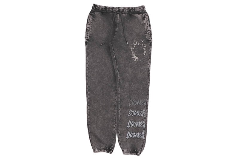 COOKIES HEAVEN CAN WAIT FLEECE SWEATPANT (WASHED BLACK) CM251BKP06
