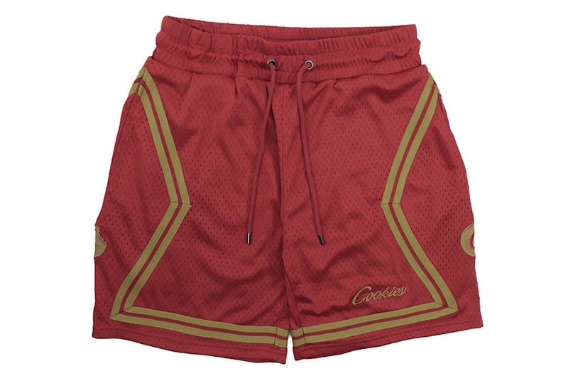 COOKIES LEGACY MESH SHORTS (RED) CM251BKS04
