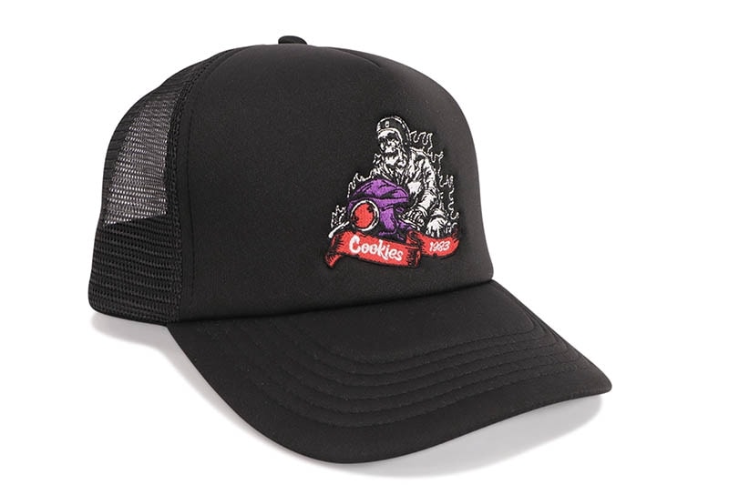 COOKIES OUTLAWS FOAM TRUCKER HAT (VINTAGE BLACK) CM251XTH07