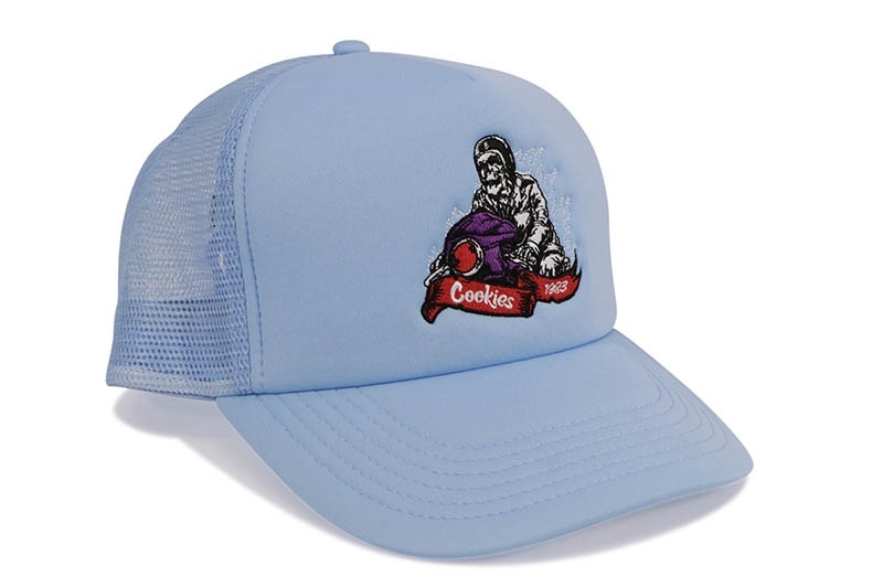 COOKIES OUTLAWS FOAM TRUCKER HAT (LIGHT BLUE) CM251XTH07